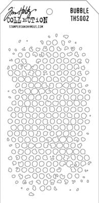 Tim Holtz Stencil - THS002 Bubble - out of stock