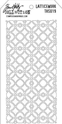 Tim Holtz THS019 Latticework Stencil