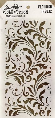 Tim Holtz THS032 Flourish Stencil