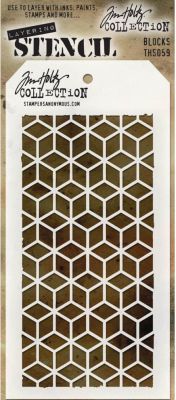 Tim Holtz Stencil THS059 - Blocks