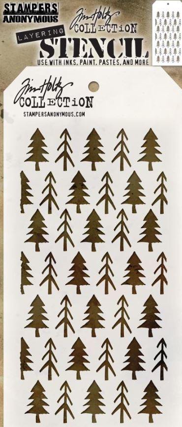 Tim Holtz Stencil - THS096 Pines