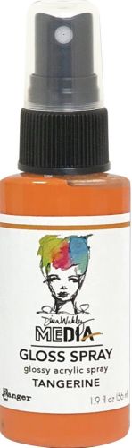 Dina Wakley Gloss Spray - Tangerine