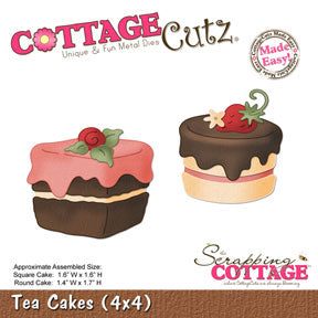 Cottage Cutz - Tea Cakes 4x4