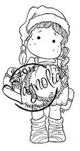 Magnolia Rubber Stamps - Tilda Hiding Gift*