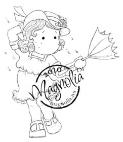 Magnolia Rubber Stamps - Tilda In Windy Weather*