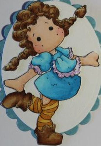 Magnolia Rubber Stamp - Tilda Long Stocking