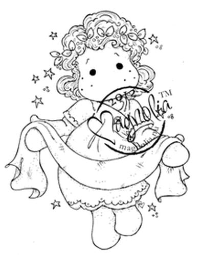 Magnolia Rubber Stamps - Tilda with Banner