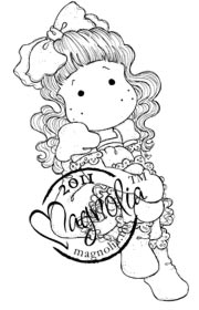 Magnolia Rubber Stamps - Tilda with Big Ribbon*