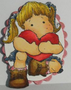 Magnolia Rubber Stamps - Tilda with Cozy Heart*