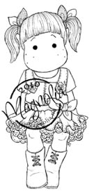 Magnolia Rubber Stamps - Tilda with Cute Skirt*