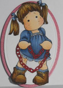 Magnolia Rubber Stamps - Tilda with Heartchain*