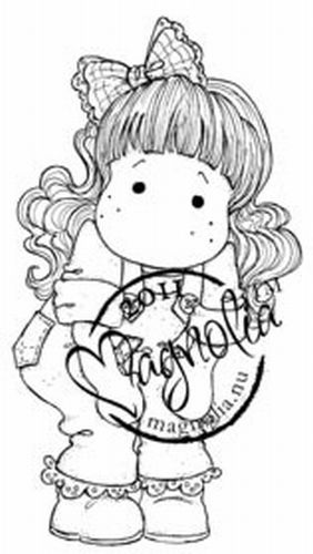 Magnolia Rubber Stamps - Tilda with Lace Jeans