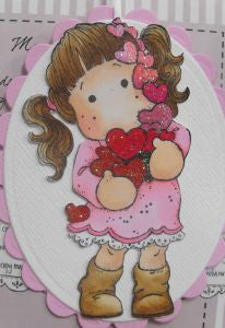 Magnolia Rubber Stamps - Tilda with Many Hearts*