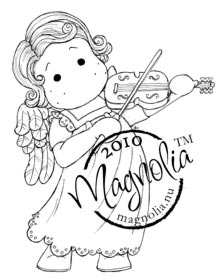 Magnolia Rubber Stamps - Tilda with Violin*