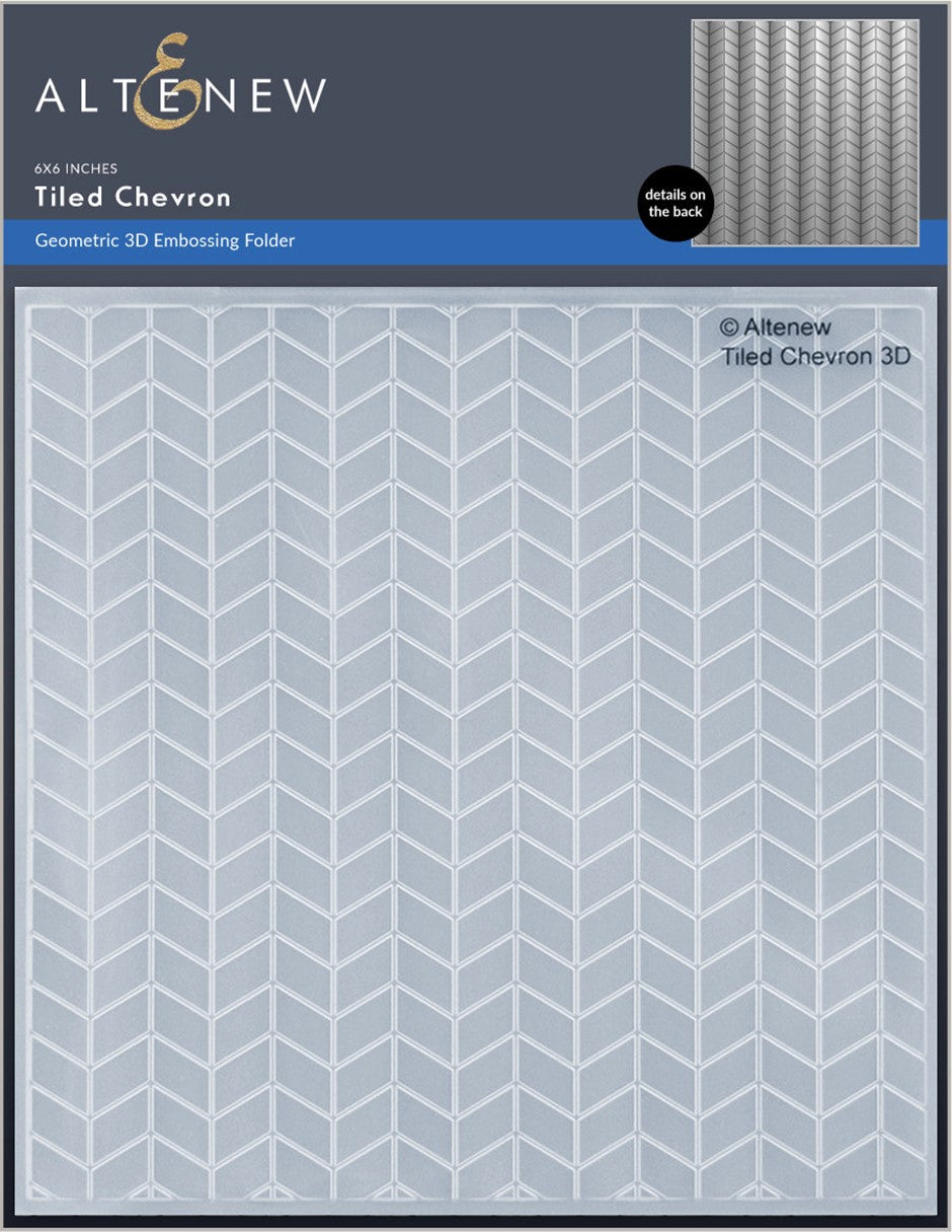 Altenew - Tiled Chevron 3D Embossing Folder