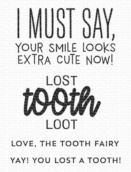 My Favorite Things - Tooth Fairy Wishes stamp set