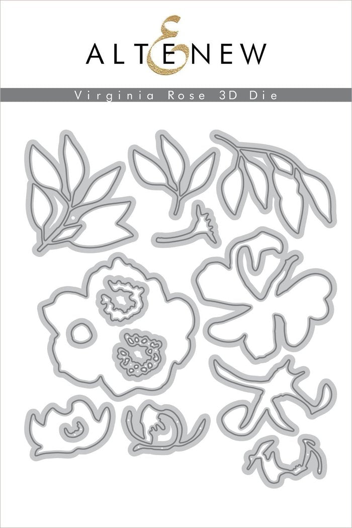 Altenew - Virginia Rose 3D die set