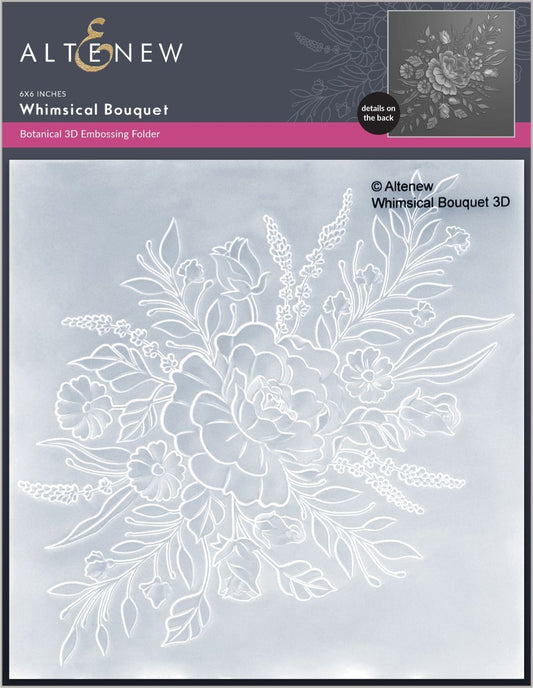 Altenew - Whimsical Bouquet 3D Embossing Folder-  sold out