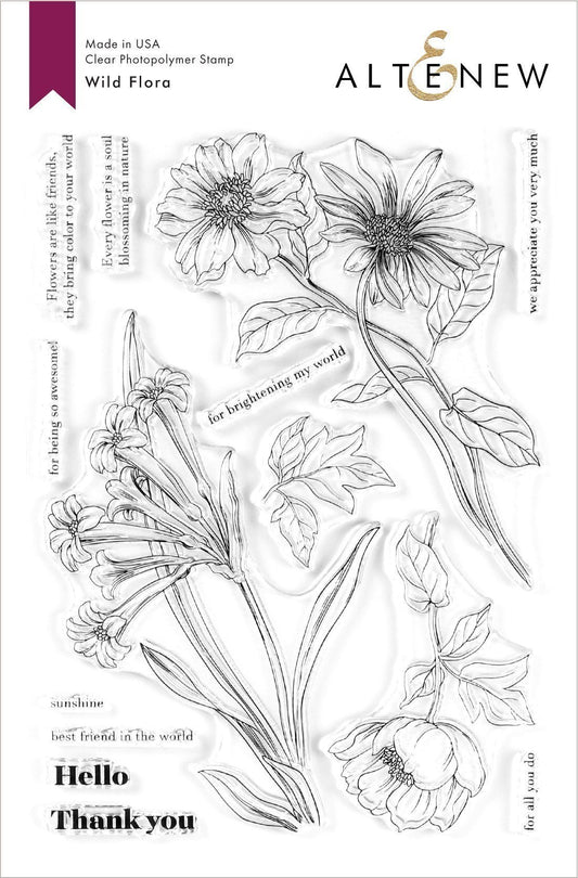 Altenew - Wild Flora (stamp & die bundle)