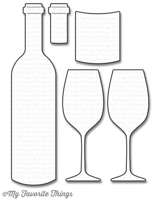 My Favorite Things - MFT1046 Wine Service die.. - out of stock